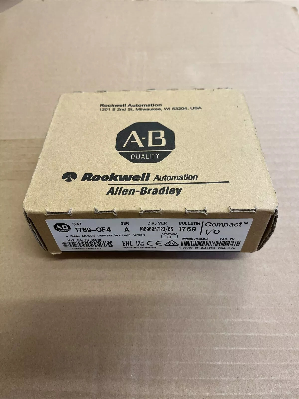 1769-OF4VI /A 67Allen-Bradley Fast Ship US STOCK